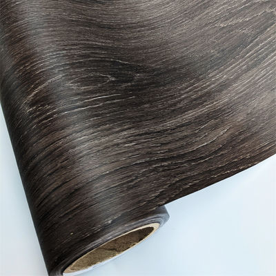 1260mm Width Wood Grain PVC Film For Indoor Furniture Decoration