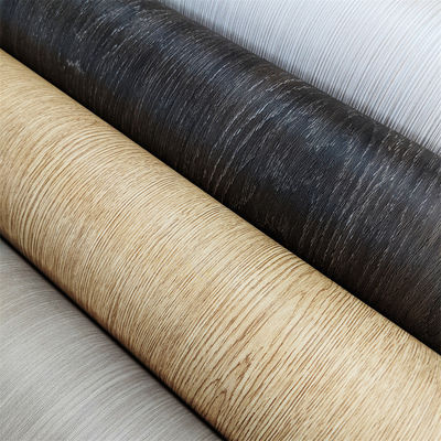 0.20mm-0.50mm Wood Grain PVC Film For Furniture Aluminum Profile