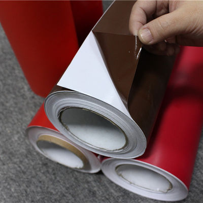 Advertise Post Material Self Adhesive Vinyl Film Multiple Color Weather Proof